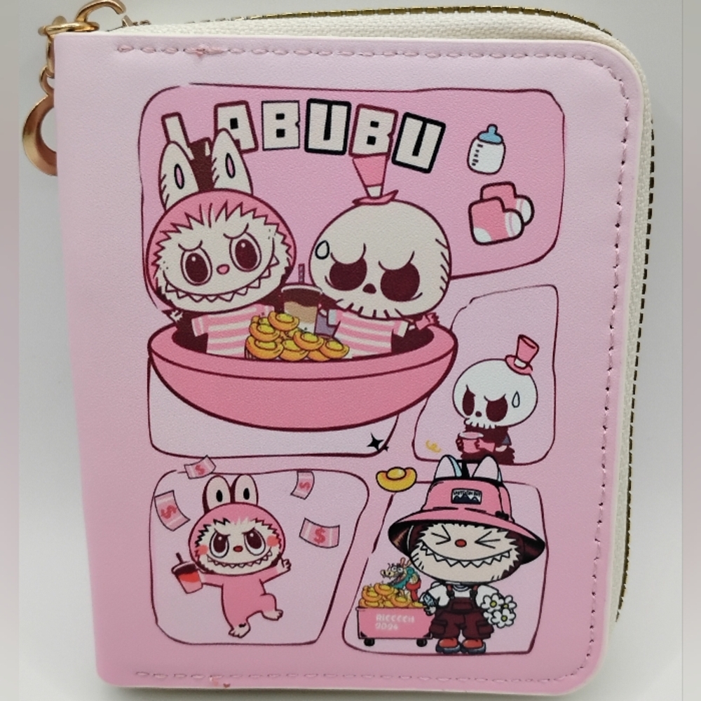 🆕2/15$Labubu Charming Pink Wallet